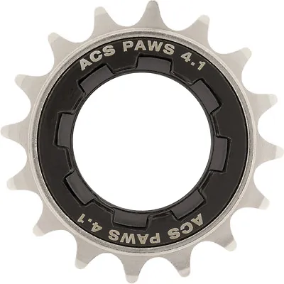 ACS Paws 4.1 1/2  X 3/32  Freewheels 16 17 Or 18 Teeth Nickel & Black • $28.71