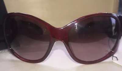 Karen Millen Brown & Red Sunglasses KM5023 246 CAT3 Dark Tint • £20