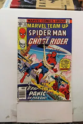 MARVEL TEAM-UP #58 (1977) Ghost Rider Frightful 4 Chris Claremont Sal Buscema • $3.99