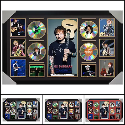 Ed Sheeran 4 CD Signed Framed Memorabilia LTD - Large - Multiple Variations - V2 • $240