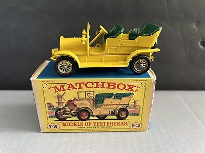 Vintage Matchbox  Models Of Yesteryear ...y-16....1904 Spyker Tourer / With Box • $12.95
