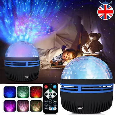 LED Galaxy Projector Star Projector Starlight Projector With Remote Adults Gifts • £8.95