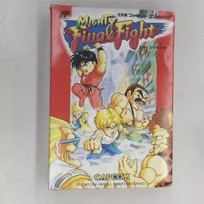 [Used] CAPCOM MIGHTY FINAL FIGHT Boxed Nintendo Famicom Software FC From Japan • $287.99