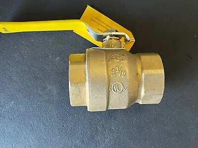 Milwaukee Valve PROMAX PM01112 1-1/2  Full Port Brass Ball Valve 600 WOG • $27.25