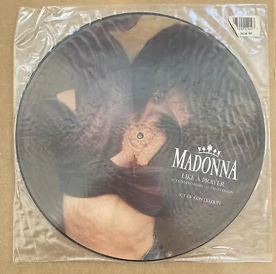 Madonna Like A Prayer Single 12”  Picture Disc! Remix! Made In England • $59.99