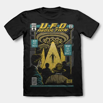 UFO Abduction ALIEN   Mashup T Shirt Tee Tshirt Mens Kids Ladies NEW 2023 • £8.50