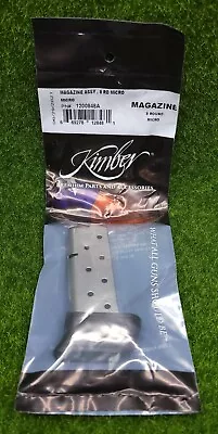 Kimber Micro 9 9mm Luger 8 Round OEM Magazine Stainless Steel - 1200848A • $33.25