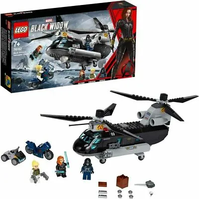 LEGO 76162 Marvel Black Widow's Helicopter Chase Brand New Hard To Find • $169.95
