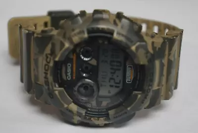 Casio G Shock 3427 GD-120CM Men's Camouflage Illuminator Watch • $54.59