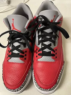 Air Jordan 3 Retro SE FIRE RED CEMENT MENS LOW TOP CK5692600 SNEAKER USA11 • $390