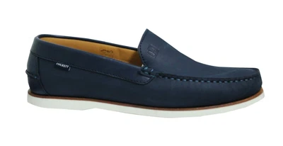 £44.99 • Buy Hackett London Navy Leather Jersey Moccasin Deck Slip On Mens Shoes HMS20791 595