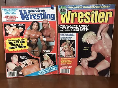 Wrestling Magazines Vintage 80s Hulk Hogan Ric Flair Sgt. Slaughter Andre Giant • $9.99