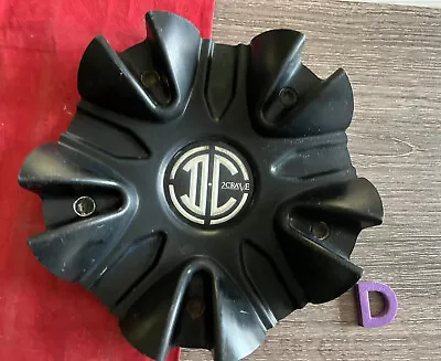 #D 1) DC 2 CRAVE Wheels MATTE BLACK Wheel Rim Center Cap # C524601CAP • $29.95