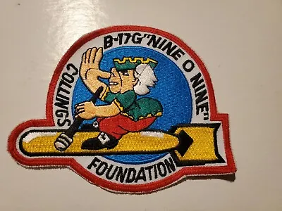 Vintage WWII B-17G Bomber  Nine-O-Nine  Patch Collins Foundation NEW • $75