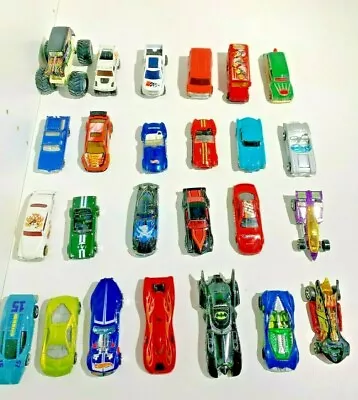 LOT Die Cast Cars MATCHBOX Hot Wheels LOT OF 25 Batmobile Corvette Grave Digger • $39.84