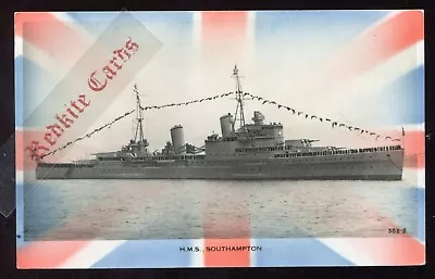 Navy H.M.S Southampton (RP Late 1930's) SUNK 1941 Malta • £3.99