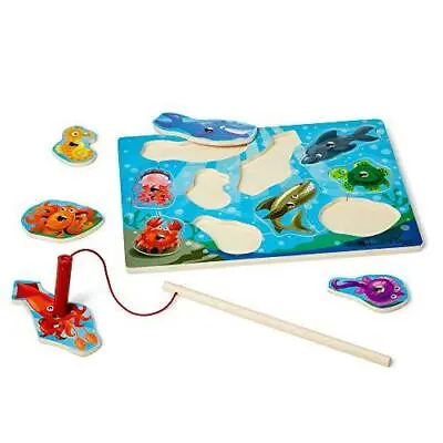 Melissa & Doug Fishing Magnetic Puzzle Game • $15.39