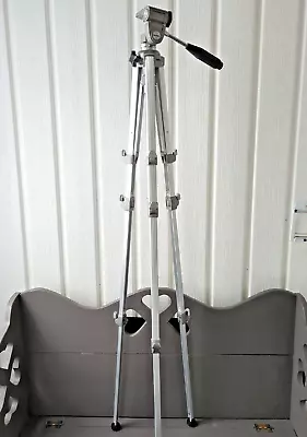 Velbon VEF-3 Metal Lightweight Tripod Silver Collapsible Adjustable Legs Camera • $39