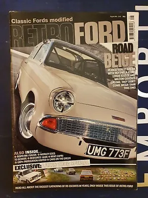 £3.38 • Buy RETRO Ford Magazine AUGUST 2008 - ANGLIA STREET RACER