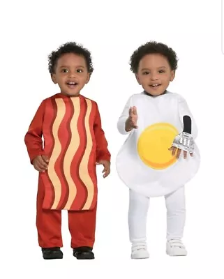 Breakfast Babies Costume Costume Halloween Fancy Dress Age 0-6 Months • £14.99
