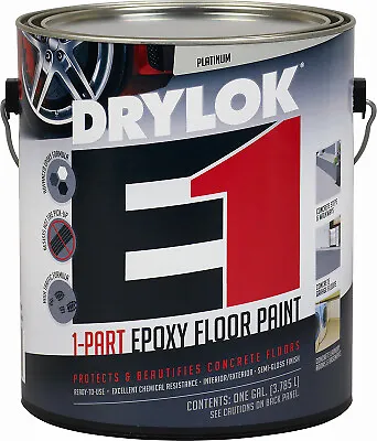 Epoxy Floor Paint Platinum Semi-Gloss Gallon • $67.18