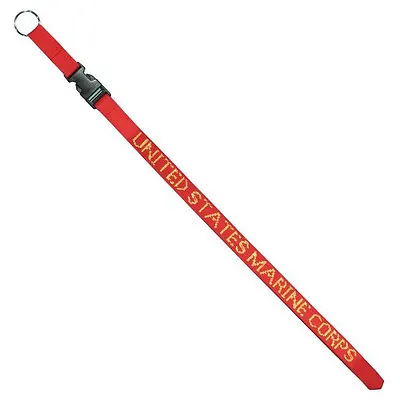 Marine Corps Yellow On Red Lanyard • $24.99