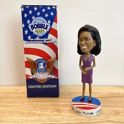 First Lady MICHELLE OBAMA Limited Edition AllBobbleHeads Bobblehead *RARE ITEM* • $24.99