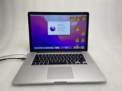 $173.50 • Buy Apple MacBook Pro A1398 2015 BOOTS I7-4870HQ Radeon 16GB RAM 512GB SSD Monterey