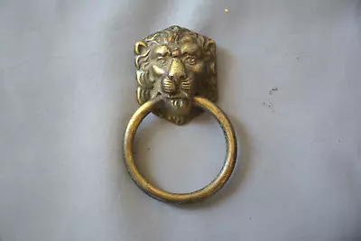 Vtg Japan Cast Brass Dresser Desk Cabinet Drawer Lion Ring Pull (s42)) • $13.50