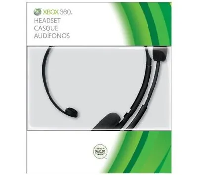 Xbox 360 Microsoft Official Wired Xbox Live Chat Headset /X360 NEW • $13.88