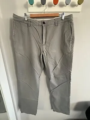 Mens Fat Face Trousers 38L Grey • £5
