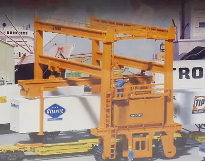 HO Scale Model Mi-Jack Translift Intermodal Crane • $45.99