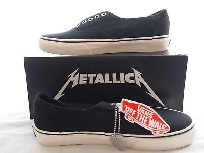 Size 8.5 - VANS Era Laceless Metallica Black 2013. Lars Ulrich. Brand New. Rare • $119.99