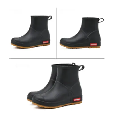 £23.99 • Buy Womens Short Leg Rainy Wellies Rain Boots Waterproof Shoes Size UK 3.5-7