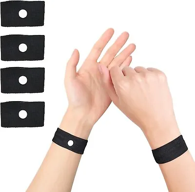 Cozyhealth Motion Sickness Wristband Anti-Nausea  Wrist Band (Black 2 Pairs) • $10.50