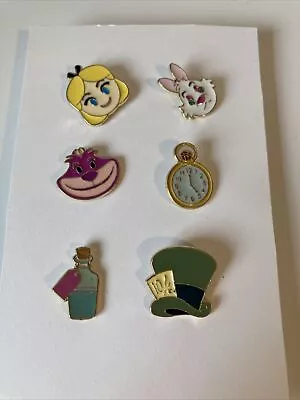 £3.99 • Buy Alice In Wonderland Enamel Pins Primark Pin Badge New Disney Cheshire Cat