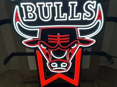Michelob Ultra Beer Chicago Bulls Nba Basketball Light Up Led Sign Air Jordan • $224.99