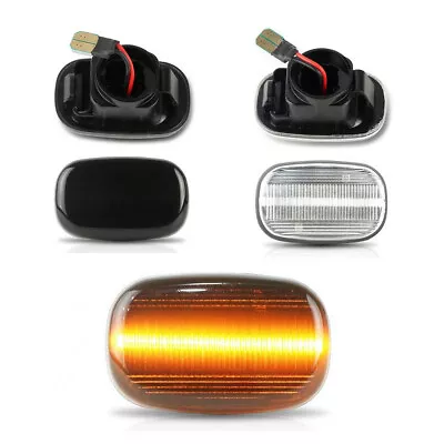 Amber Smoked Clear LED Side Marker Light Blinker For Toyota RAV4 Hilux Corolla • $15.99