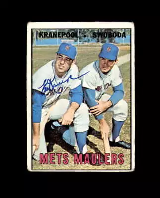 Ed Kranepool Signed 1967 Topps Mets Maulers New York Mets Autograph • $12