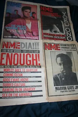 NME Fed Apr 1984 X4 MAGAZINE COLLECTION Smiths Madness Marvin Gaye • £20