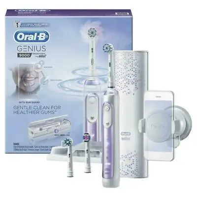 $201 • Buy Oral-B Genius 9000 Electric Toothbrush - Orchid Purple