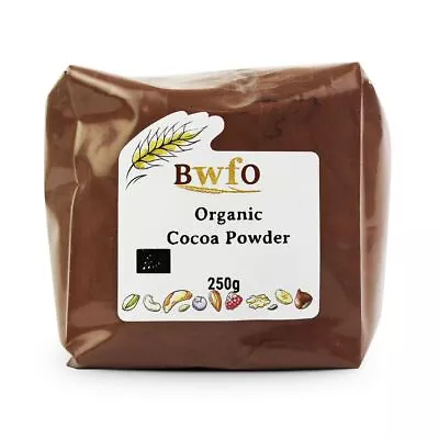 Organic Cocoa Powder 250g | BWFO | Free UK Mainland P&P • £7.54