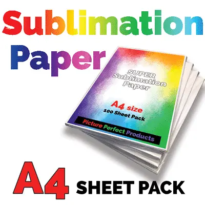 $21.95 • Buy Quality A4 Inkjet Printer Dye Sublimation Paper Desktop Heat Transfer 