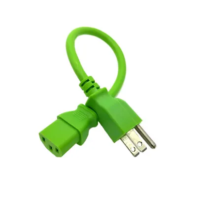 1' Green AC Cable For MACKIE THUMP SERIES TH-12A POWERED LOUDSPEAKER • $7.68