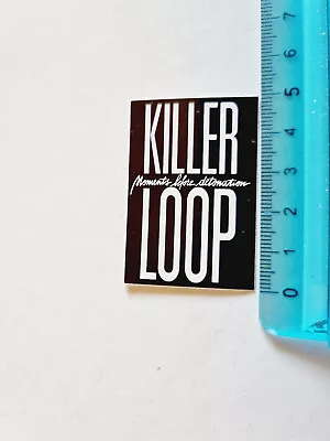 Adhesive Killer Loop Sticker Autocolant Adhesive Vintage 80s Original • $20.01