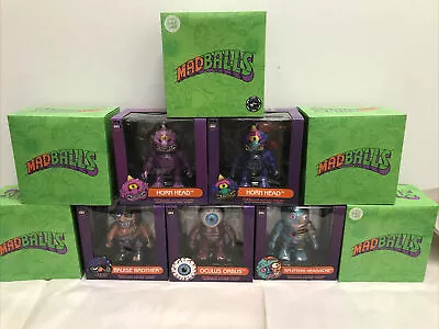 MADBALLS HORN HEAD & Variant OCULUS ORBUS SPLITTING HEADACHE 5 Figure Deal • $219.99