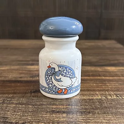 Vintage Country Goose Spice Jar Ceramic Cottagecore 80s Replacement • $5.95