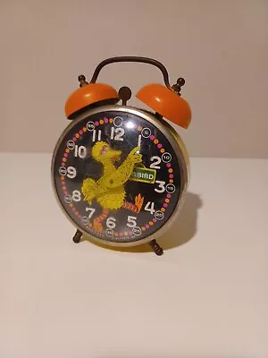 Vintage 70s Big Bird Sesame Street Wind Up Alarm Clock  • $12.95