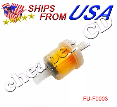 1/4  Inline Fuel Filter For 50cc 90cc 110cc 125cc Gas Motorized Bicycle Engine • $5.25