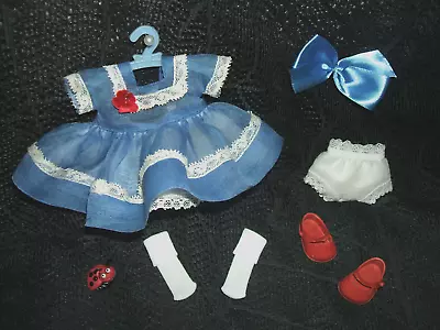 1955 ~ Muffie Doll~ #603 Favorite Fashions Outfit ~ Blue Organdy ~ Nancy Ann • $29.99